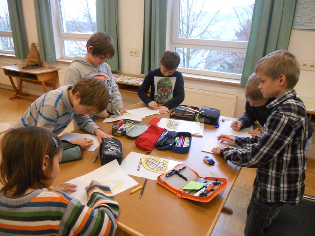 Schokoworkshop für die Kinder der 4a Klasse