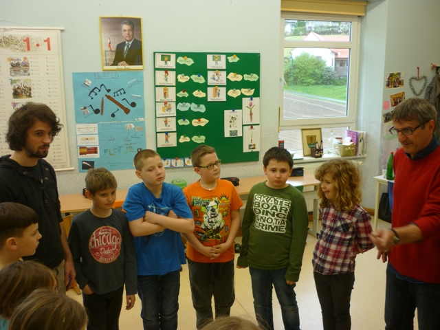 Theaterworkshop mit Stefan Egger vom Schauspielhaus Graz für die 3a