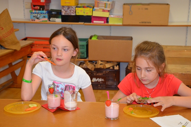 Eine gesunde Jause für die Kinder der 2a Klasse