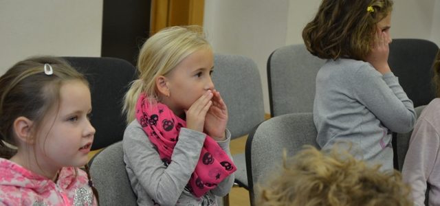 Die große Neintonne für die Kinder der 1. und 2. Klassen